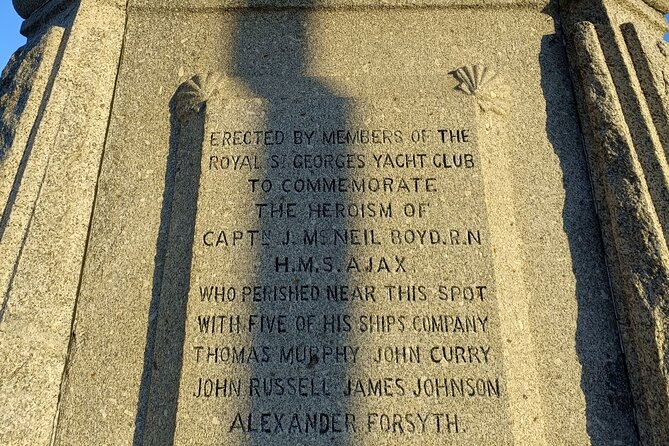 A Self-Guided Stroll Along Dún Laoghaire's East Pier - King George IV Monument and the RMS Leinster Memorial