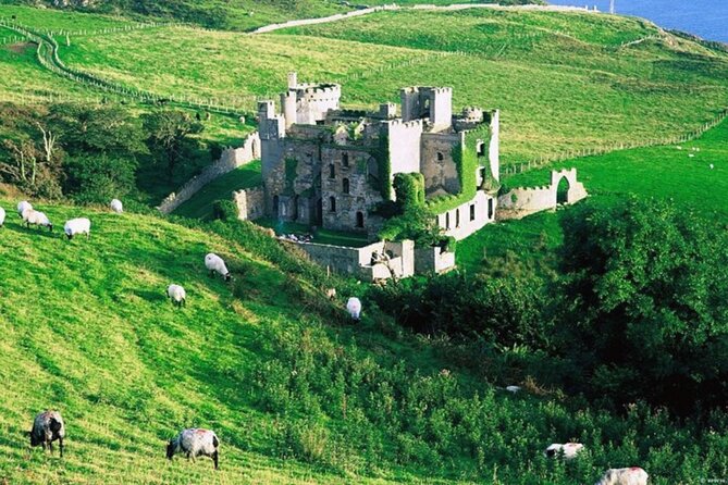 Castles of Connemara tour departing Galway city. Guided. Full day - Clifden Castle on the Sky Road: Gothic ruins and big-scale setbacks