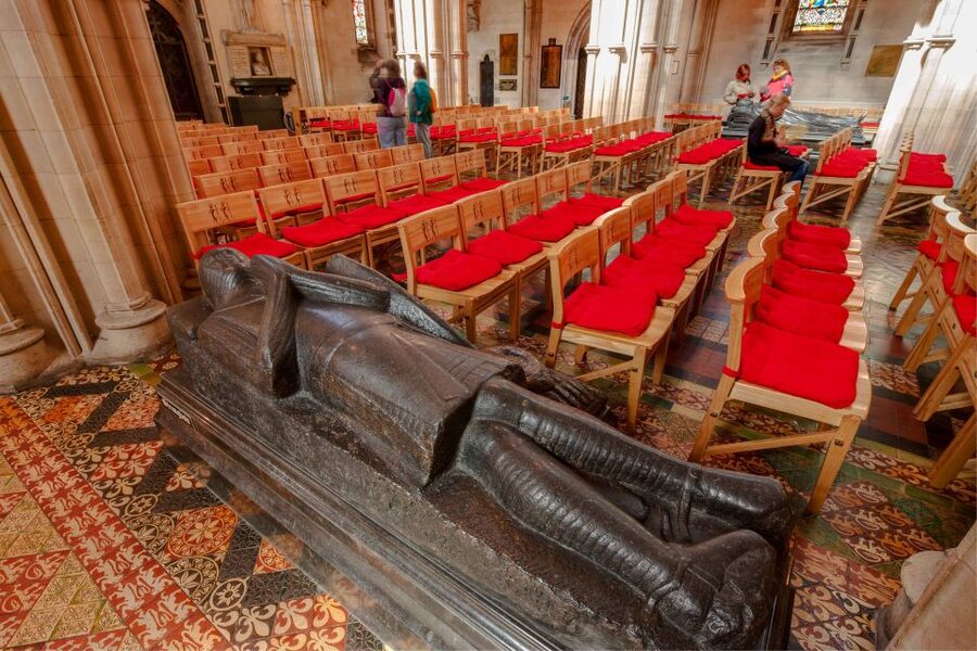 Christ Church Cathedral Entrance Ticket & Self-Guided Tour - Entering the nave: stained glass and medieval floor tiles that stop you cold