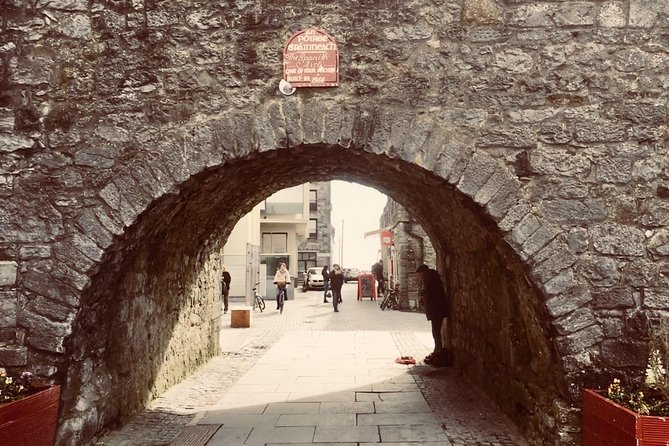 Cliffs Of Moher Tour In Spanish - Galway in 90 minutes: Spanish Arch swans, locks, and live music energy