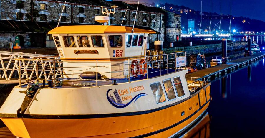 Cork: 2-Hour Guided Cork Harbour Scenic Cruise - Finding the bright orange boat, then getting your best seat fast