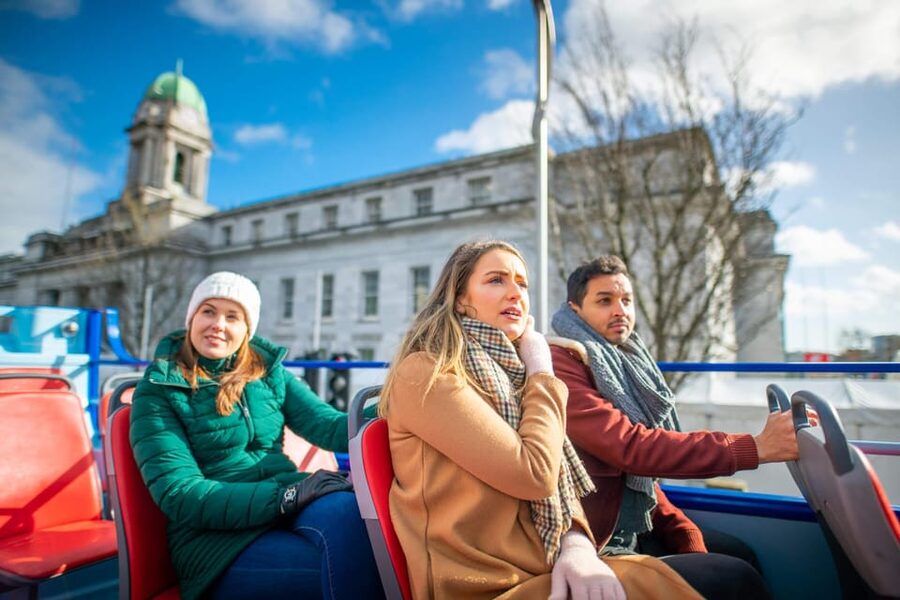 Cork City Hop On/Off Open Top Bus Tour - The open-top double decker experience in Cork weather and light