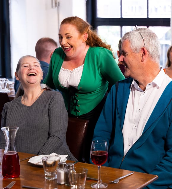 Cork: Hysterical Histories, Comedic Dinner Theater Show - Key things you will notice fast