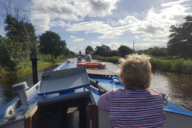 Digby Lock Cruise - Explore Ireland's Historic Grand Canal. - The boat setup: deck steps, cabin steps, and smart packing