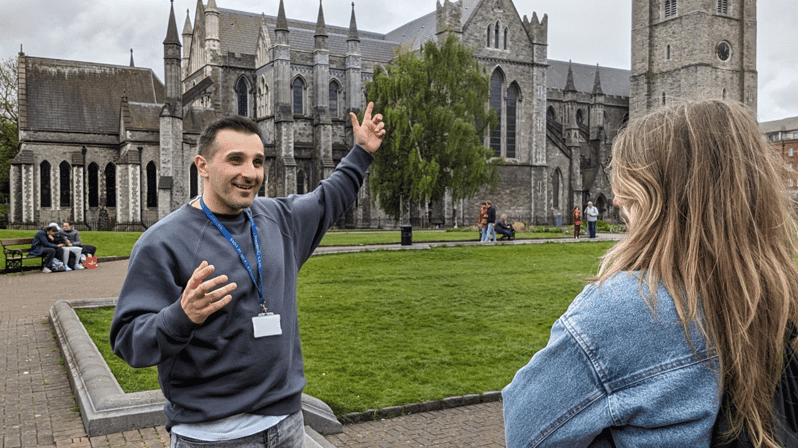 Dublin: 2 Hour City Center Guided Walking Tour - Christ Church Cathedral crypt stories without needing a ticket