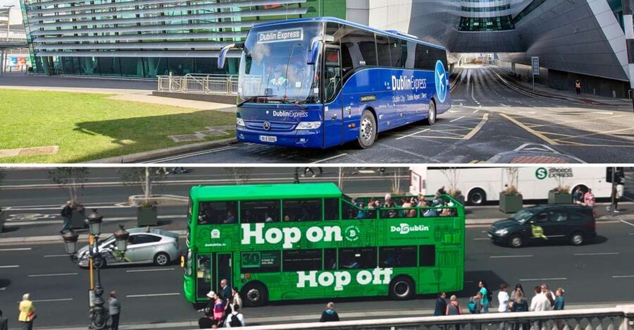 Dublin: Airport Transfer and Hop-On Hop-Off Bus Ticket - Key points at a glance