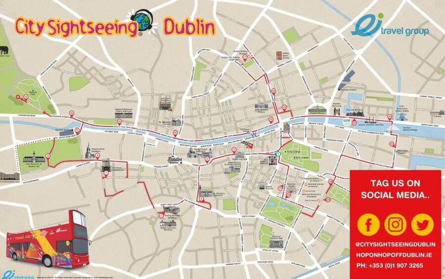 Dublin: City Sightseeing Hop-On Hop-Off Bus Tour - Central Dublin hits: Dublin Castle, cathedrals, and the medieval core
