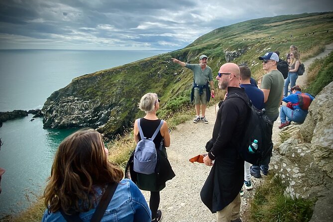 Dublin Coastal Hike and Pints with A local & His Dog Private tour - Baily Lighthouse Photo Moment on the Cliffs
