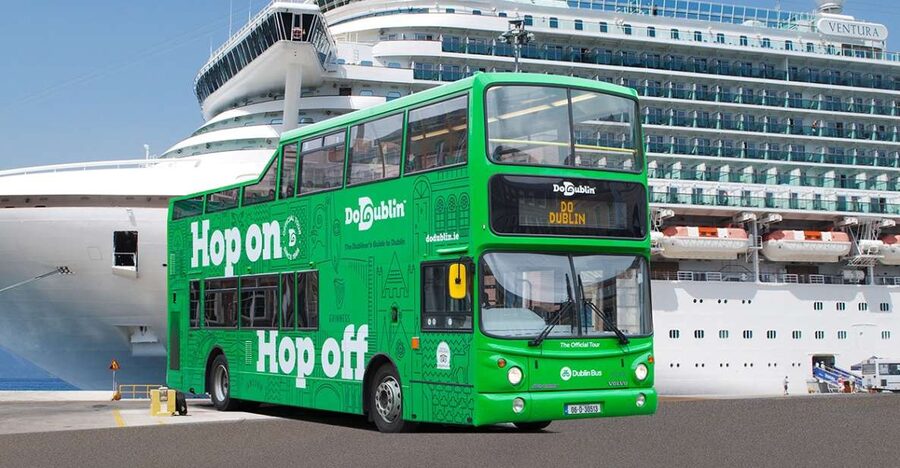 Dublin: Cruise Excursion Hop-On Hop-Off Tour & Rail Ticket - Price and value for a cruise shore day