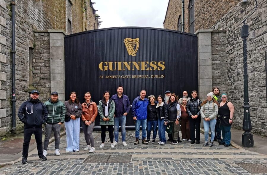Dublin: Guinness Storehouse, Roe & Co Irish Whiskey Tour - The guided Whiskey Trail walk between stops