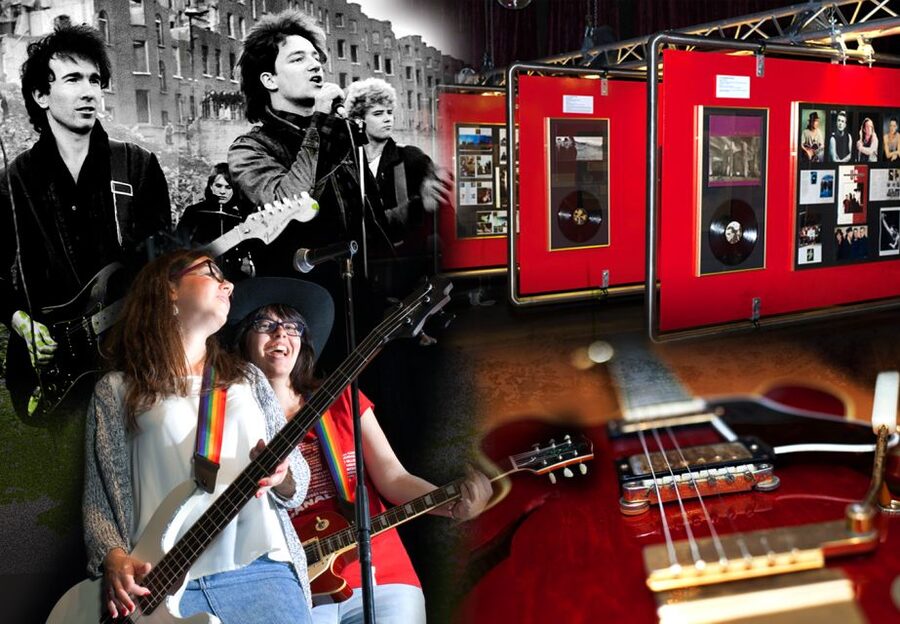 Dublin: Irish Rock 'N' Roll Museum with Tour in English - Temple Bar’s Wall of Fame, the start point that sets the mood
