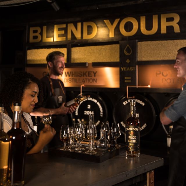 Dublin: Jameson Distillery Whiskey Blending Class - Stop 2 continued: The four-component cask-strength tastings