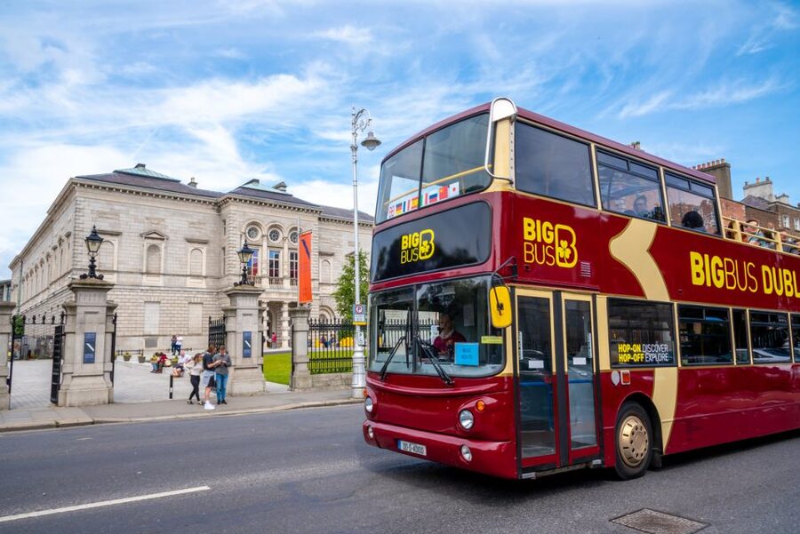 Dublin: Jameson Whiskey Distillery & Hop-on Hop-off Bus Tour - The sightseeing route, what you’ll see from the bus