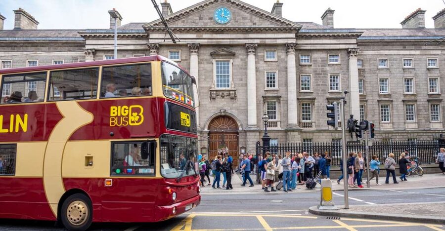 Dublin: Jameson Whiskey Distillery & Hop-on Hop-off Bus Tour - Hop-on Hop-off Dublin, the Red Loop at bus speed