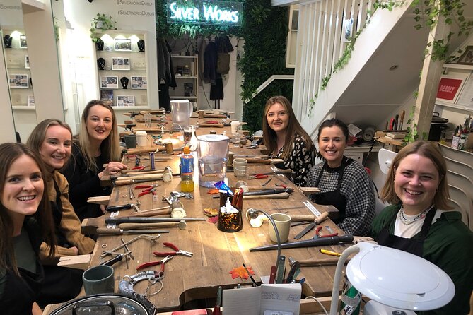 Dublin Jewellery Forge a Hammered Silver Ring: Drury Street - The Workshop Flow: From Choosing Your Finger to Cutting Silver