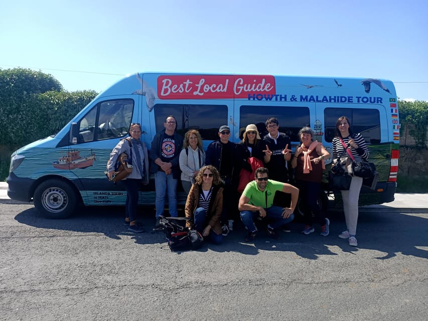 DUBLIN: Malahide castle and Howth MULTILINGUAL full day tour - The return ride: Bull Island plus Santa Ana and Fairview parks