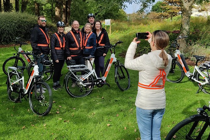 Galway City E-Bike Scavenger Hunt Game - Stop 3: The Spanish Arch, classic Galway in focus mode