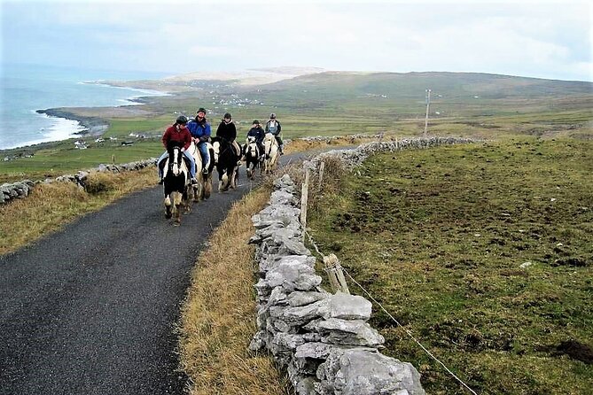 Horse riding - Dirt Trek Trail. Lisdoonvarna, Clare. Guided. 1 hour. - Where you start in Poulnagun, and how the timing works