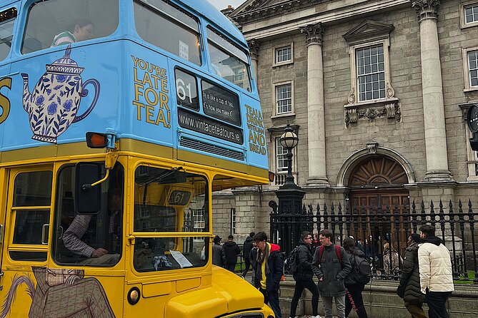 Irish Afternoon Tea on 1960s Vintage Bus in Dublin - The afternoon tea menu is the main payoff