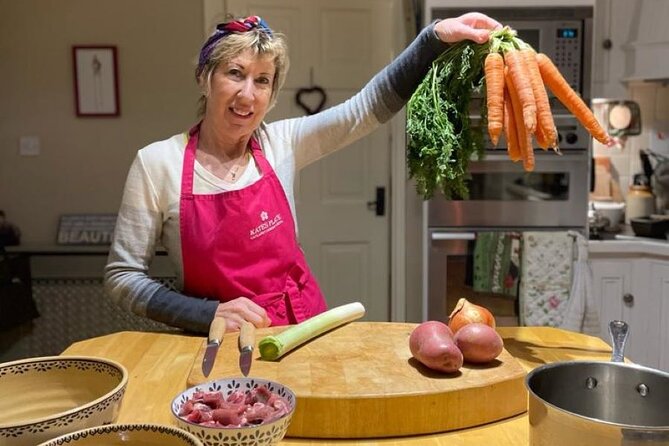 Irish Stew Traditional Recipe with lunch - Irish stew in a real County Galway kitchen