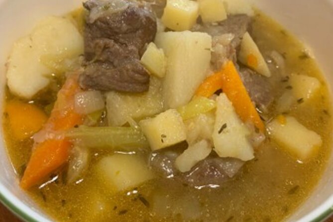 Irish Stew Traditional Recipe with lunch - Your class flow in Galway Cookery Classes, Kilcolgan