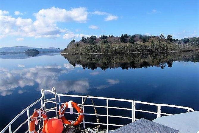 Lake cruise on Lough Corrib to Inchagoill Island & Cong village from Oughterard. - The lake cruise portion: Connemara mountains and 365 islands views
