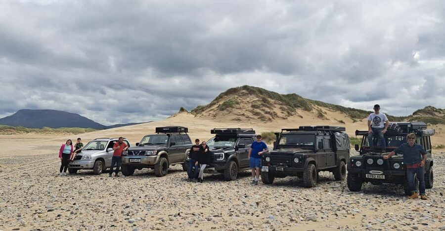 Off Road Tour of Donegal - Entering Donegal Off Road Mode With Modified Land Rovers