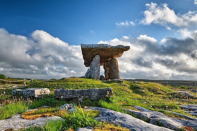 Private Cliffs of Moher Tour Small Group from Ennis, Ireland - Poulnabrone Dolmen on the Burren Limestone Plateau