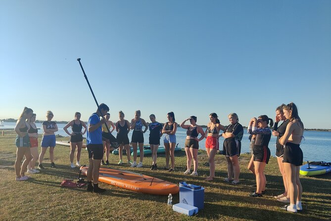 Sunset SUP experience in Malahide, Dublin - Safety coaching that goes beyond the basics: tides, wind, hazards, and self-rescue