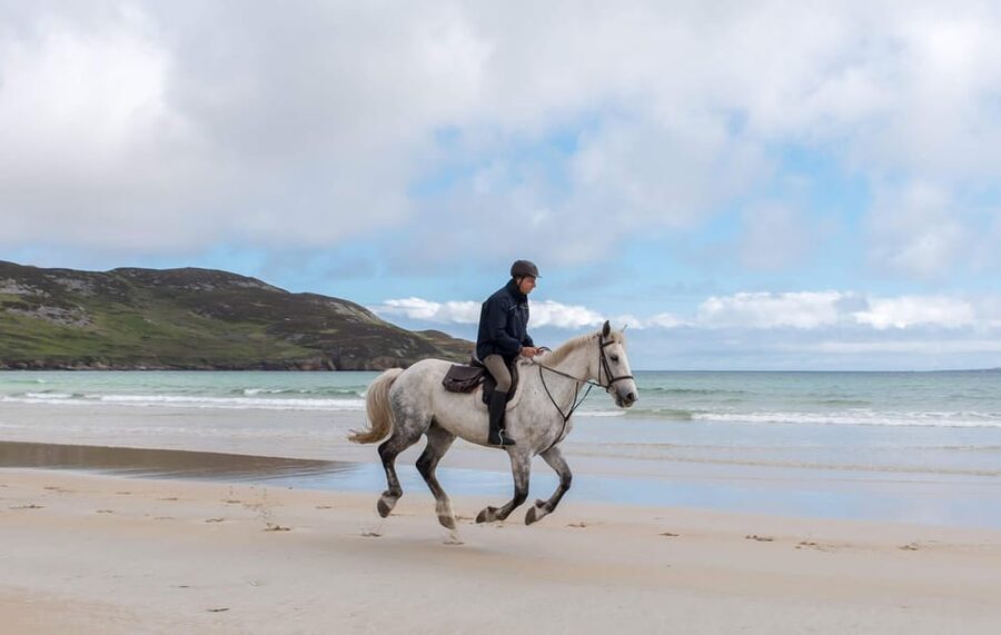 Westport: Beach and Countryside Guided Horse Ride - Clew Bay from the saddle, not the bus