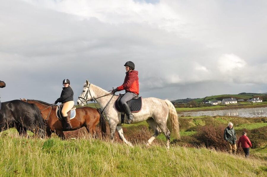 Westport: Beach and Countryside Guided Horse Ride - Croagh Patrick: Ireland’s holy pilgrimage mountain in view