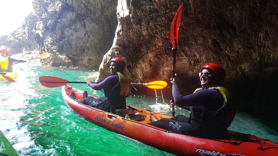 Wexford: Hook Peninsula Sea Cave Kayaking Experience - A Short Break at a Coastal Spot and the Chocolate Stop