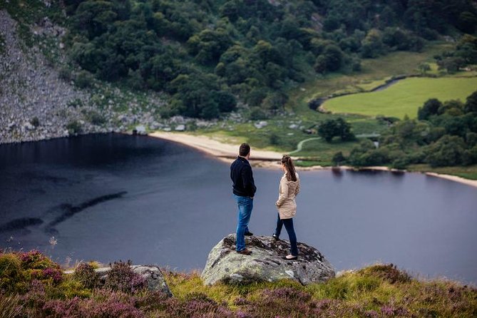 Wicklow tour of Glendalough - Lough Tay, the Guiness Lake stop for big-photo energy