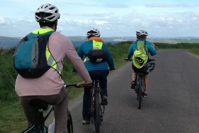 Wild Coast Bike and EBike Tour in Kinsale Cork Ireland - Old Head countryside riding and the rooftop-view finish